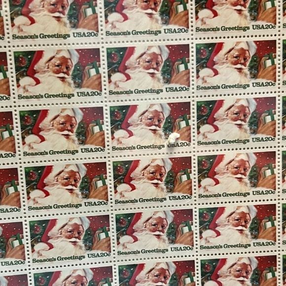MNH 1983 SANTA CLAUS CHRISTMAS Sheet of 50 20c Stamps Scott #2064 - Picture 1 of 2